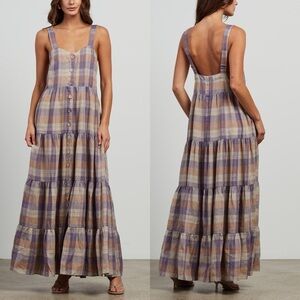 Magali Pascal Calypso Linen Maxi Dress